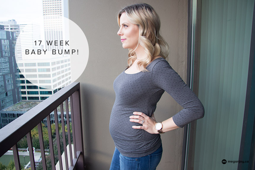 Bump Day 17 Weeks Megan Joy
