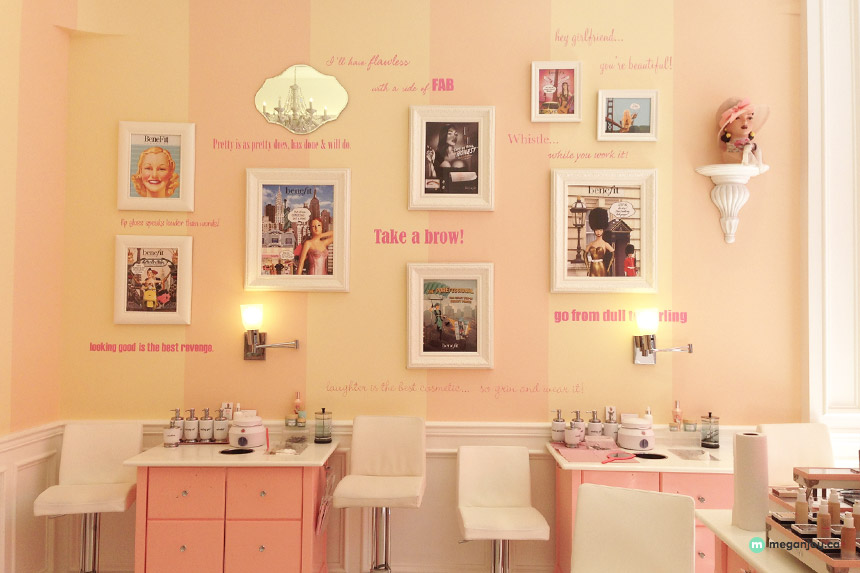 benefit-boutique, san-francisco, sutter-location, display, photo-wall